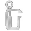 TOPPER CLAMP W/EYEBOLT